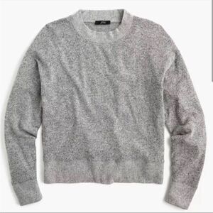 J. Crew | Marled Gray Mock Neck Pull Over Soft Cozy Sweater | M